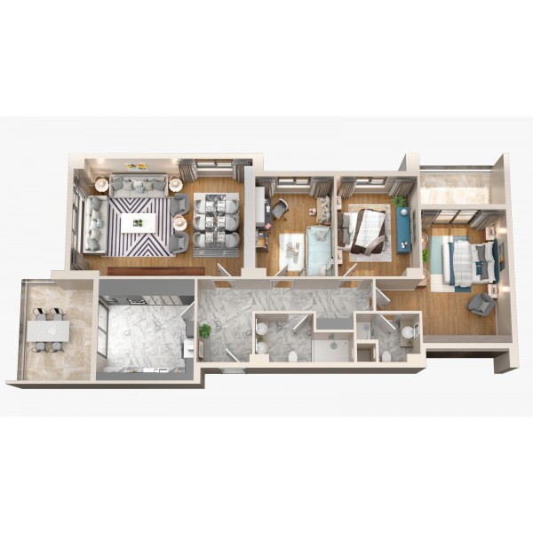 Zerafetin Simgesi Bir Sitede Yaşam Evleri Sizleri Beklemektedir Ek Resim